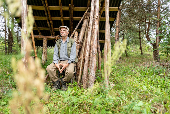 Evgenios Levin nuotr./Gamtininkas ir rašytojas Henrikas Gudavičius