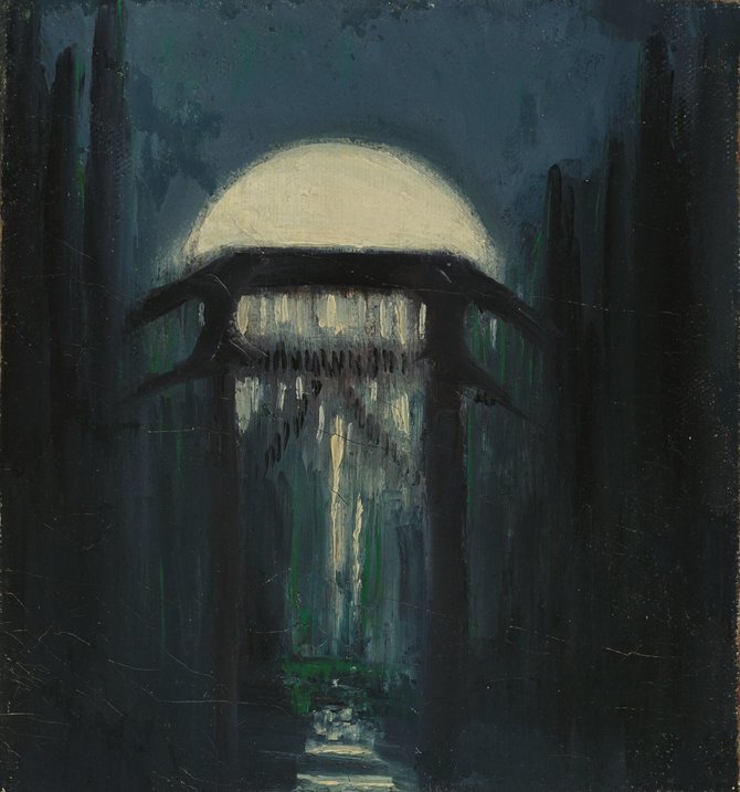 Nacionalinis M.K.Čiurlionio dailės muziejus/M.K.Čiurlionis „Naktis. Etiudas“ (1904/1905)