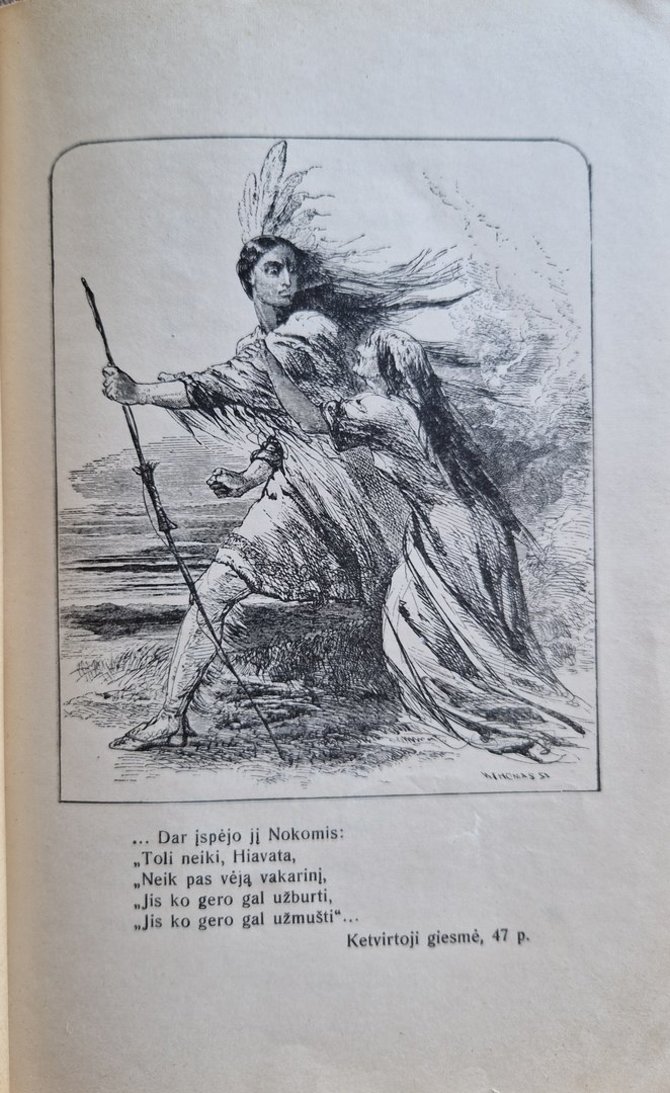 Z.Vitkaus archyvo nuotr./Henry W. Longfellow „Hiavatos giesmė“ (1929)