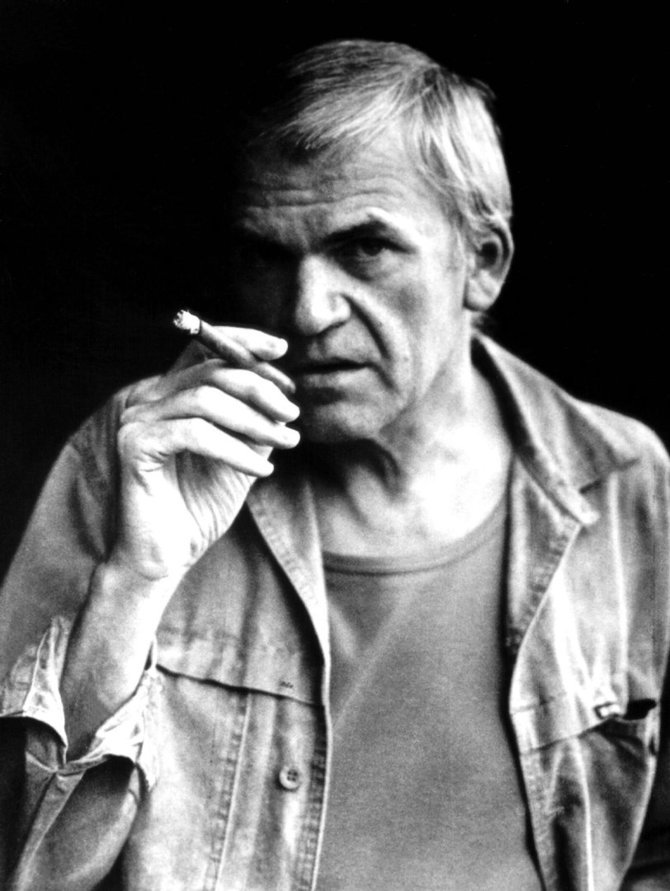 Vida Press nuotr./Milanas Kundera