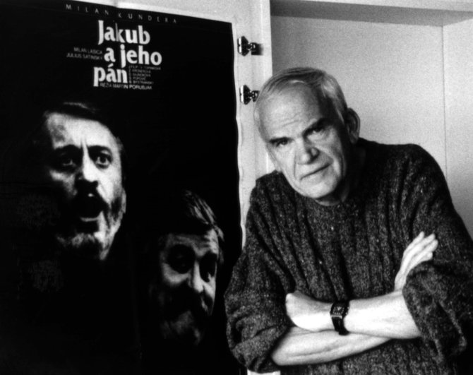 Vida Press nuotr./Milanas Kundera