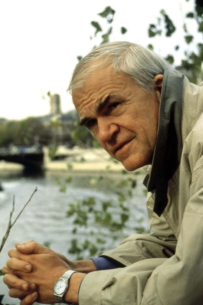 Vida Press nuotr./Milanas Kundera