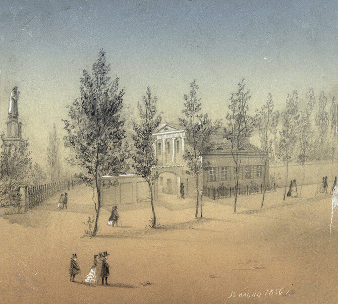 Lietuvos nacionalinis dailės muziejus/Ivanas Chruckis, Pohulianka, 1856