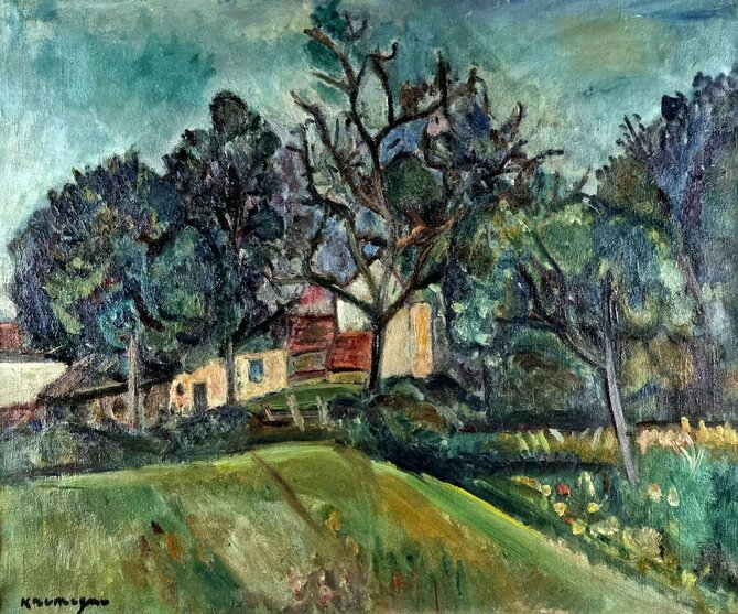 Organizatorių nuotr./Pinchus Krémègne. Namas tarp medžių