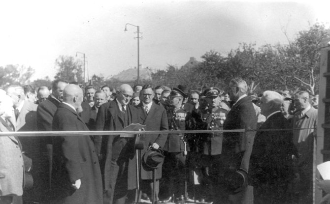 Lenkijos nacionalinis skaitmeninis archyvas/IV-osios Šiaurės mugės atidarymas Vilniuje, 1938 m., fotografas nežinomas, 