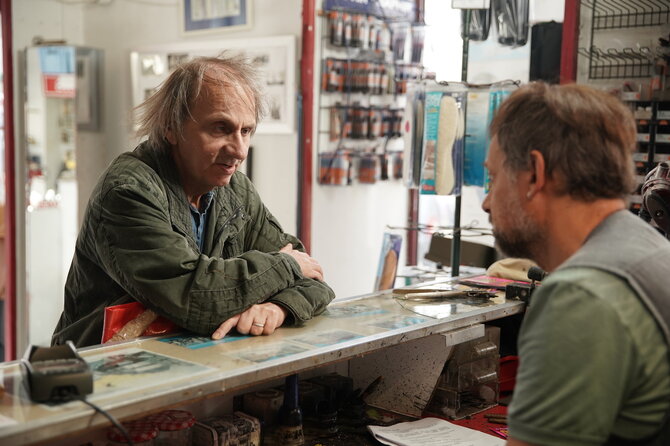 Pranešimo autorių nuotr./Michelis Houellebecq filme „Išvalyti atmintį“