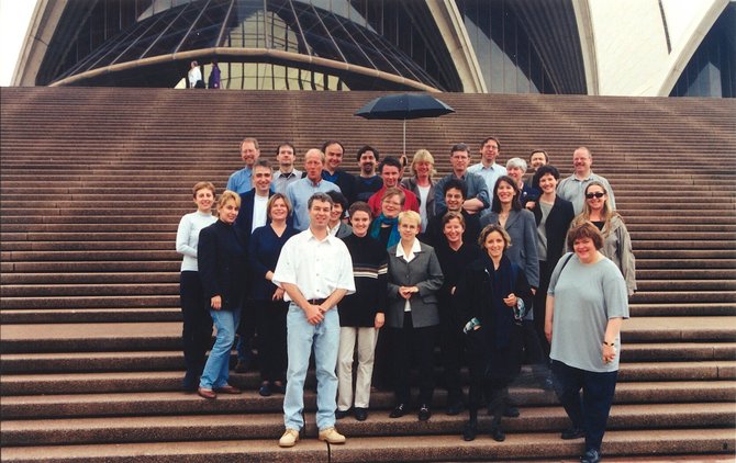 LMIC nuotr./Tarptautinės muzikos informacijos centrų asociacijos susitikimas Sidnėjuje 1999 m. 