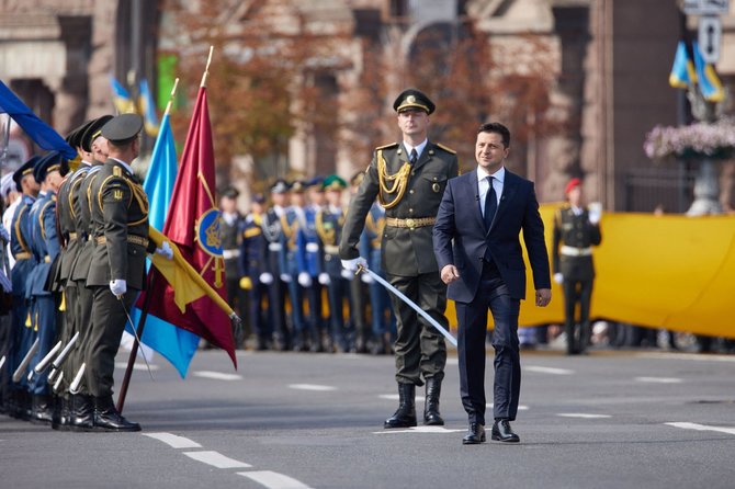 AFP/ „Scanpix“ nuotr./Ukrainos nepriklausomybės diena