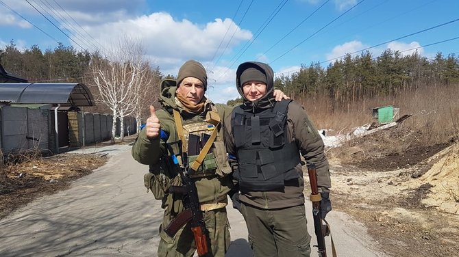A.Daukševič nuotr./Ukrainos kariai savanoriai
