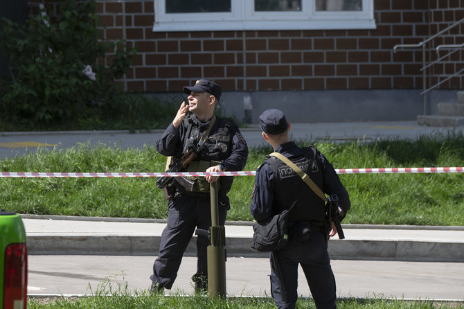 AFP/ „Scanpix“ nuotr./Dronų ataka prieš Maskvą