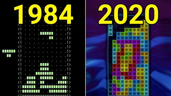 Žaidimo „Tetris“ evoliucija