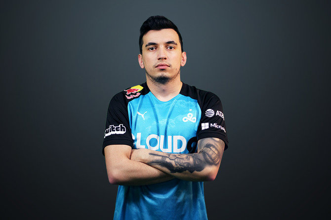 „HLTV“ nuotr./„Woxic“ su „Cloud9“ marškinėliais