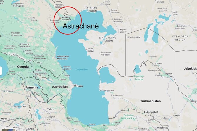 Google Maps/Astrachanė