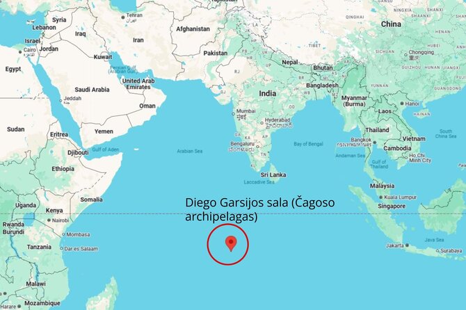 Google Maps/Diego Garsijos sala