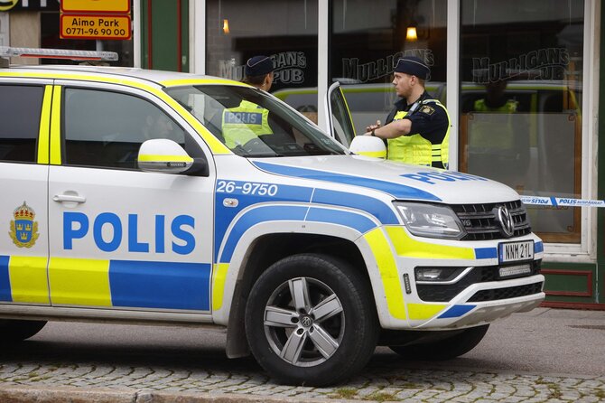 AFP/„Scanpix“ nuotr./Policija Švedijoje