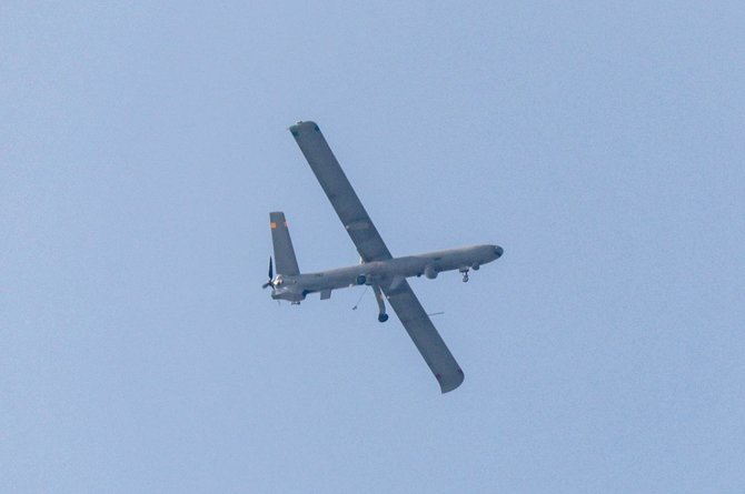 AFP/„Scanpix“ nuotr./Izraelio dronas