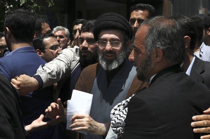 „Scanpix“/AP nuotr./Mojtaba, Ali Khamenei sūnus