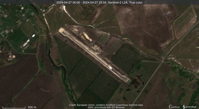 Sentinel/RedIntelPanda/Rusijos Belgorodo regione statomas naujas aerodromas