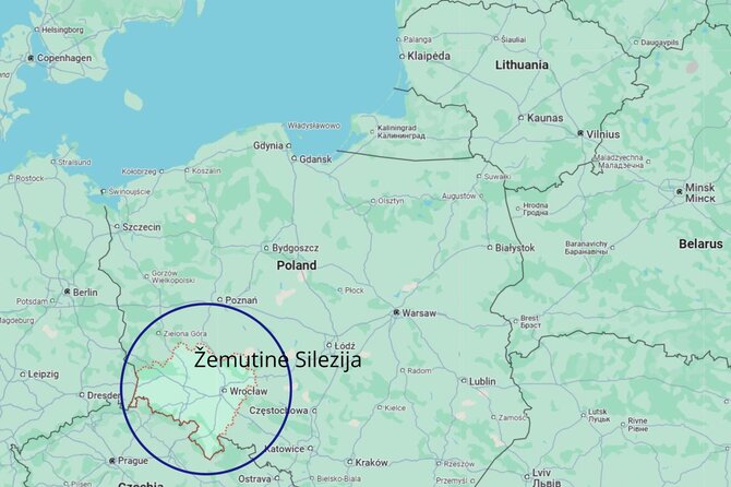 Google Maps/Žemutinė Silezija
