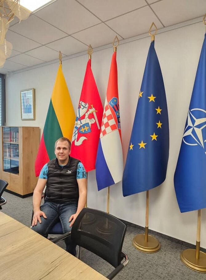 Asmeninio archyvo nuotr./21-erių staiga apakęs Dovydas