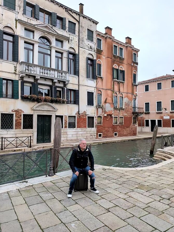 Asmeninio archyvo nuotr./Edvardas Žičkus Venecijoje