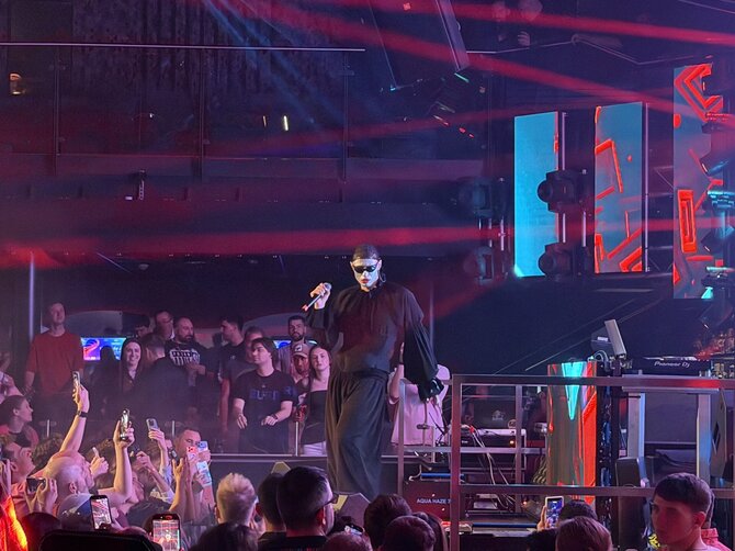 Žmonės.lt nuotr./Lion Ceccah „Eurovizijos“ klube