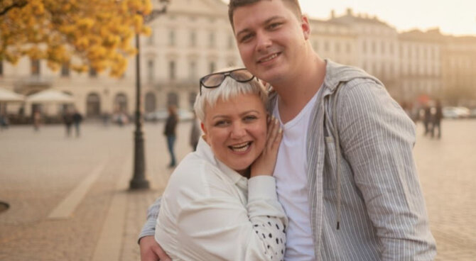 Socialinių tinklų nuotr./Oksana ir Sergejus