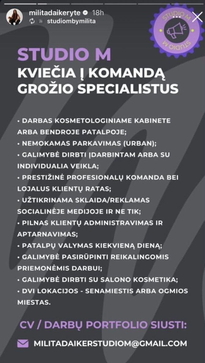 Militos įrašas