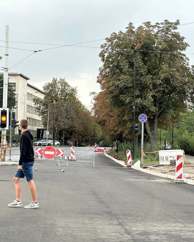 Socialinių tinklų nuotr./Gatvės darbai Vilniuje