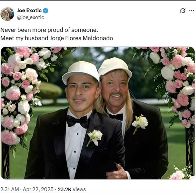 Joe Exotic įrašas
