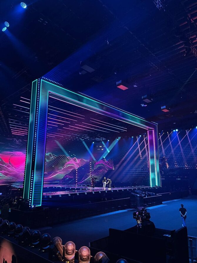 Žmonės.lt nuotr./Nesklandumai „Eurovizijos“ scenoje