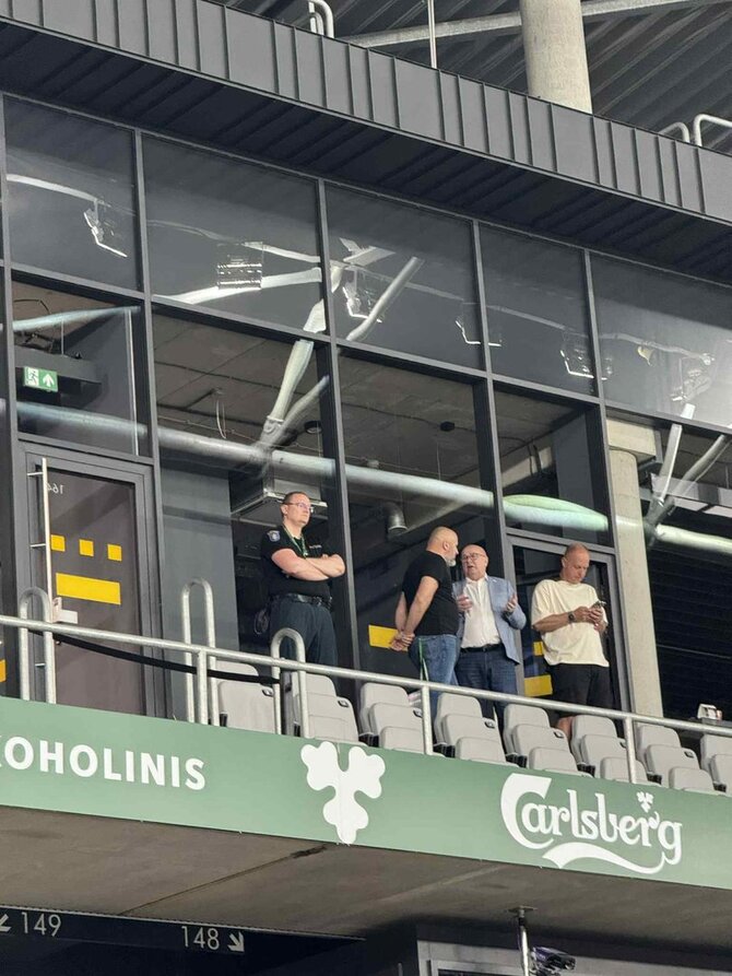 Žmonės.lt nuotr./Visvaldas Matijošaitis lankosi Justino Timberlake'o koncerte