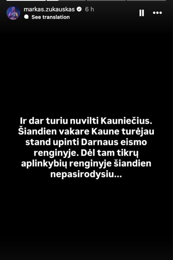 M.Žukausko įrašas