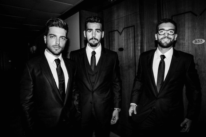 Organizatorių nuotr./Il Volo – iš kairės Gianluca Ginoble, Ignazio Boschetto ir Piero Barone.