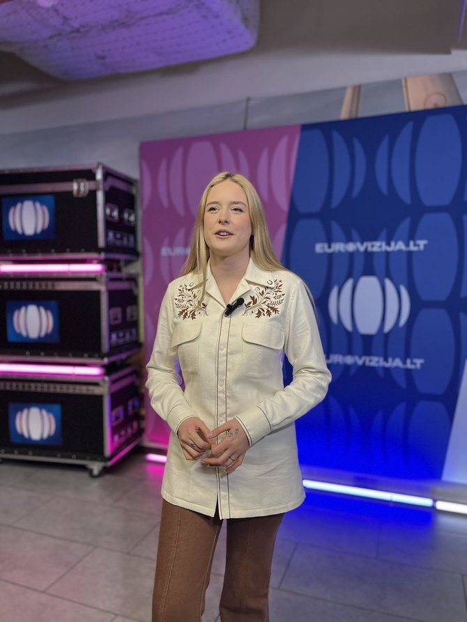 Žmonės.lt nuotr./Monika Marija prieš „Eurovizijos“ finalą