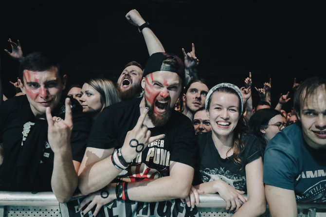 Martyno Siruso, Mildos Prušinskaitės nuotr./„Five Finger Death Punch“ koncerto akimirkos