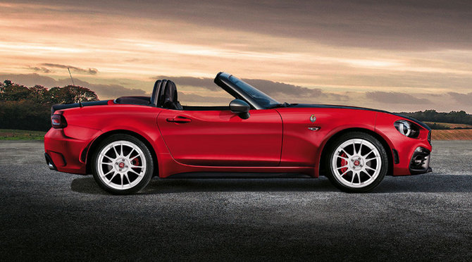 Gamintojų nuotr./Fiat 124 Spider Abarth Limited Edition