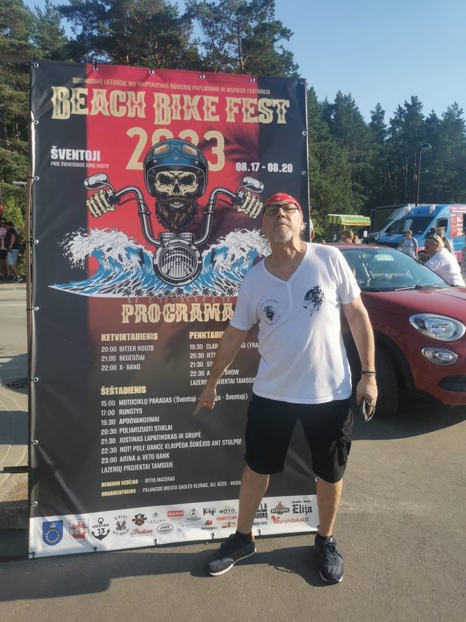 Asmeninio archyvo nuotr./Dmitrijus Zaborskis „Beach Bike Fest“ Šventojoje