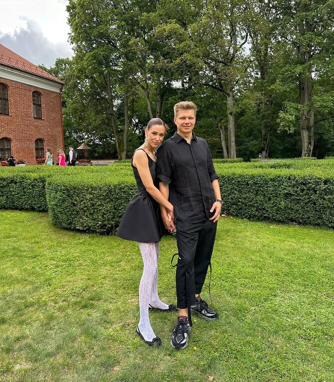 Asmeninio archyvo nuotr./Skaistė Mood su vaikinu