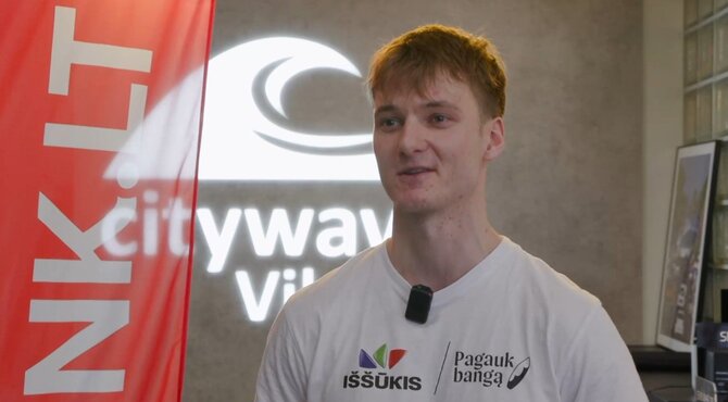 LNK nuotr./Projekto „Pagauk bangą!“ akimirka