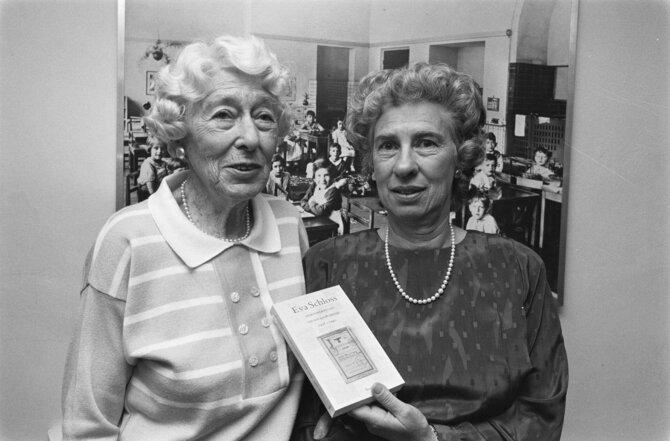 Vida Press nuotr./Eva Schloss su mama