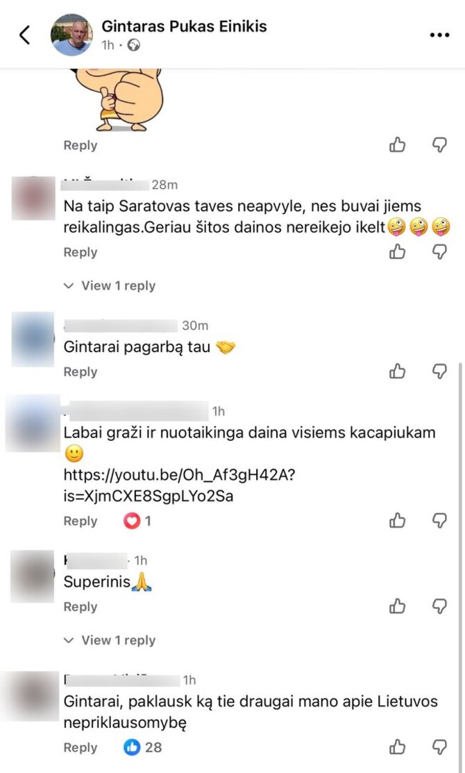 Stop kadras/Diskusija po G.Einikio įrašu