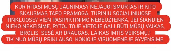 STOP kadras/Astos Meschino žodžiai
