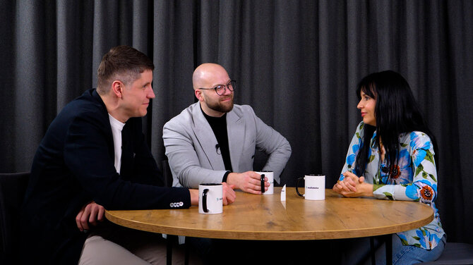 Tinklalaidės „Skiriamės? Juokauju“ nuotr./Monika Liu tinklalaidėje „Skiriamės? Juokauju“
