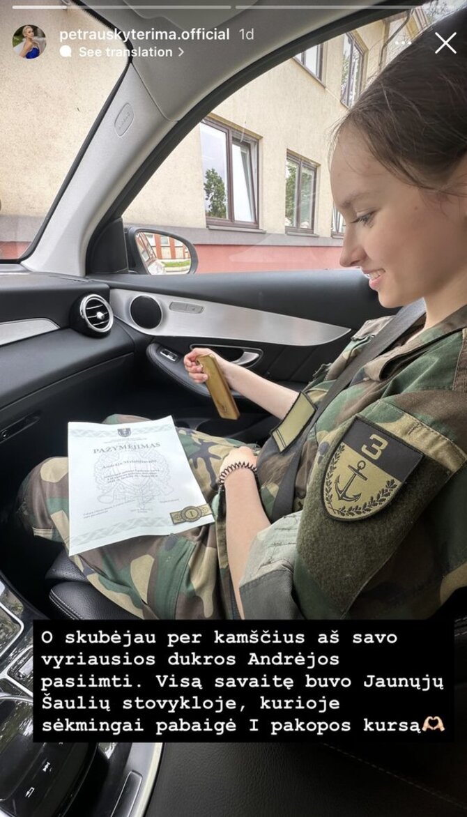 Asmeninio archyvo nuotr./Rimos Petrauskytės dukra