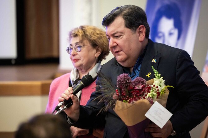 Mariaus Kinstaičio, Martyno Ambrazo, Pauliaus Račiūno nuotr./Iškilmingas vakaras, skirtas Nepriklausomybės Akto signatarui, Seimo nariui Emanueliui Zingeriui