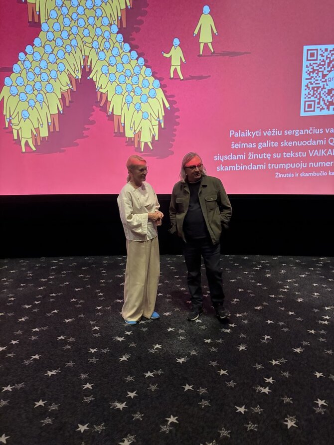 Arūno Matelio filmo „Prieš parskrendant į žemę“ peržiūra