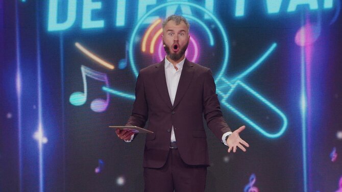 Stop kadras/LNK muzikos šou „Muzikos detektyvai” akimirka