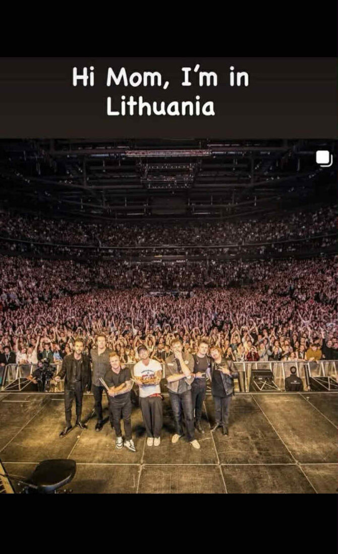 Soc. tinklų nuotr./Ryan Tedder įspūdžiai iš Kauno