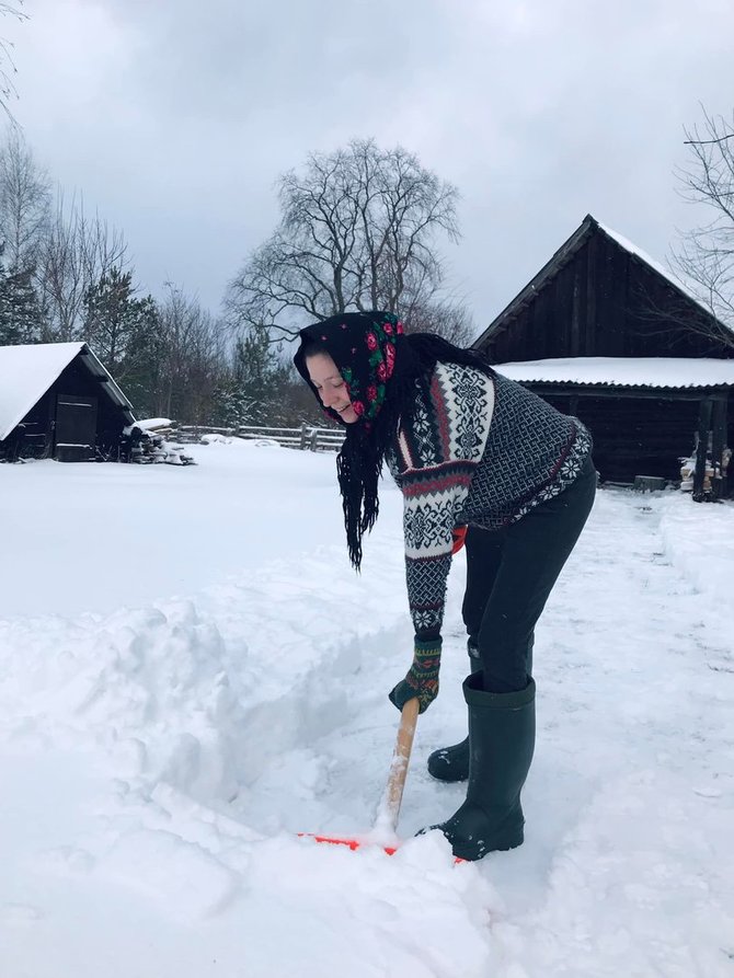 Roko Kašėtos nuotr./Pirma žiema kaime. 2021 m.